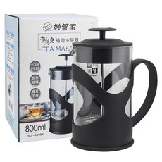HouseKeeper 妙管家 布列克時尚沖茶器 HKP-800BK 15.6 x 10.5 x 18.9cm, 800ml, 1個