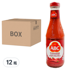 ABC 特辣辣椒醬，335毫升, 335ml, 12瓶