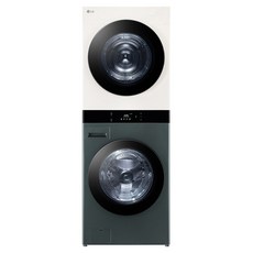 LG전자 트롬 오브제컬렉션 워시타워 WL21GEN 드럼세탁기 FL21GEN 25kg + 건조기 21kg RL21EJN 방문설치, 세탁기(네이처 그린), 건조기(네이처 베이지)