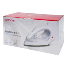 wonder 旺德電通 陶瓷底板蒸氣熨斗 WH-IH05, 乾燙/噴水/蒸氣多功能, 適用各種衣料
