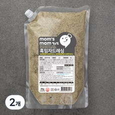 맘스맘 흑임자드레싱, 2kg, 2개