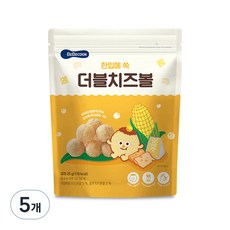 베베쿡 콘볼 과자, 치즈, 25g, 5개