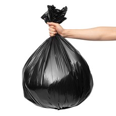 코멧 배접 쓰레기 비닐봉투, 블랙(75x90cm), 80L, 200매