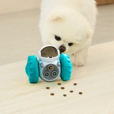 레토 반려동물 노즈워크 움직이는 스낵볼 장난감, 에메랄드, 1개
