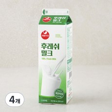 서울우유 후레쉬 밀크, 900ml, 4개 900ml, 4개