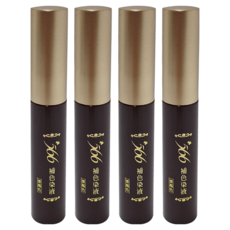 566 新生白髮專用補色染液, 方便攜帶, 溫和無添加, 隨時隨地都可刷染, 栗褐色, 4瓶