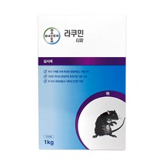 라쿠민 티피 1Kg 살서제, 1개입, 1개