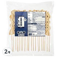효성어묵 사각꼬지 (냉동), 1000g, 2개