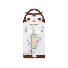 HiBOU 喜福 緹花織帶萬用短夾-嬰兒手帕夾, 0歲以上, 抹茶綠, 1個
