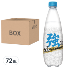 泰山 Cheers EX 強氣泡水，5GV最強氣量，中央山脈優質水源, 500ml, 72瓶