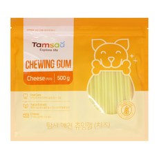 탐사 강아지 츄잉껌 500g, 치즈맛, 1개 - 강아지덴탈껌