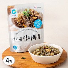 청정원 견과류 멸치볶음, 100g, 4개