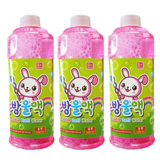 Happy Eye肥皂泡泡補充液 500ml, 隨機出貨, 3個