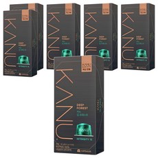 카누 바리스타 머신 전용 캡슐커피 딥포레스트, 9.5g, 10개입, 6개 9.5g, 10개입, 6개