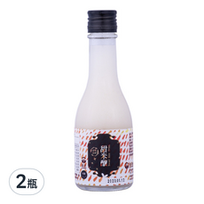 菇王 甜米釀, 特殊發酵技術 獨特台灣風味, 無酒精成分, 大人小孩都能喝, 200ml, 2瓶
