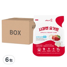 Naeiae 優格球 蘋果+優格口味 Set, 蘋果 + 優格口味, 16g, 6包