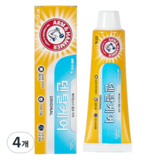 암앤해머 덴탈케어 오리지널 치약, 127g, 4개