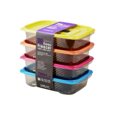 Cimelax 保鮮盒套組 Set, Keep Freezer 780K, 冷凍專用, 780ml 4入, 1組