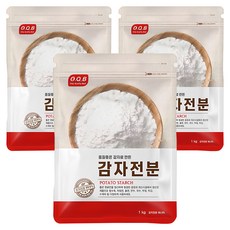 OQB 馬鈴薯粉, 1kg, 3包