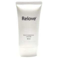 Relove 瞬淨Ku溜零毛髮霜 80ml, 含北美金縷梅萃取, 海茴香萃取, 北法紅藻萃取, 1條