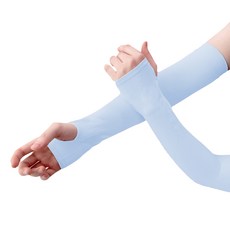 순잠 냉감 팔토시 손등형 2p, 블루, 1개 블루, 1개