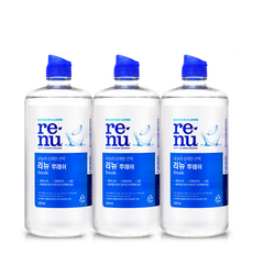 바슈롬 리뉴 후레쉬 렌즈 세정액, 355ml, 1세트