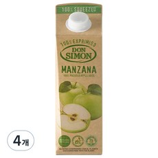 돈시몬 착즙 사과 주스, 1L, 4개