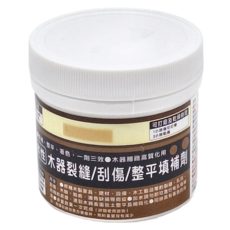十田修繕 TCI 木家具/木門/木板裂縫刮傷修補泥, 水性 整平著色 木器細緻高質化, 1罐