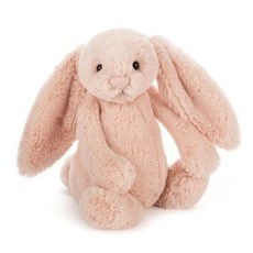 jELLYCAT Bashful Bunny兔子玩偶, 31cm, 腮粉色, 1個
