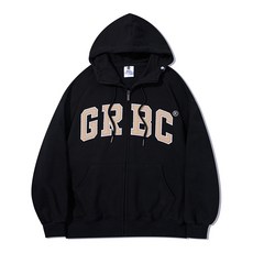 고스트리퍼블릭 GRBC 빅 패치 오버핏 후드집업 GHZ-269 기모