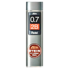 Pentel 飛龍文具 Ain 筆芯，0.7 2B, 12支