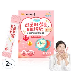 비타민마을 금쪽같은 내새끼 리포퍼 철분 비타민C 30p, 45g, 2개