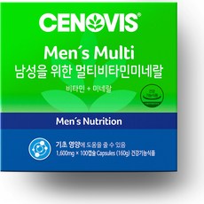 세노비스 남성용 멀티비타민미네랄, 100정, 1개