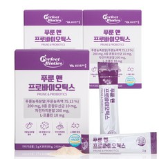 퍼펙트바이오틱스 푸룬 앤 프로바이오틱스, 60g, 3개