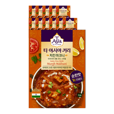 티아시아키친 치킨 마크니 커리 전자레인지용, 170g, 12개