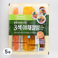 풀무원 삼색 야채절임, 450g, 5개