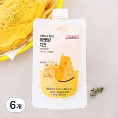 끌레베르 간편하게 짜먹는 에멘탈 치즈, 200g, 6개
