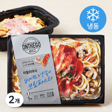 아워홈 온더고 베이컨 양송이 크림파스타 (냉동), 300g, 2개