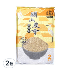 關山農會 胚芽米, 台東關山產 2公斤, 2kg, 2包