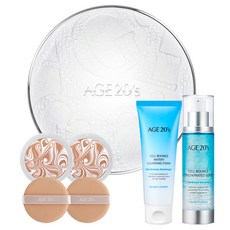 에이지투웨니스 에센스 화이트 라떼 커버 팩트 케이스 + 리필 12.5g x 2p + 셀바운스 세럼 50ml + 셀바운스폼 80ml, 23호, 1세트