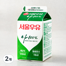 서울우유 나100% 우유, 500ml, 2개 500ml, 2개