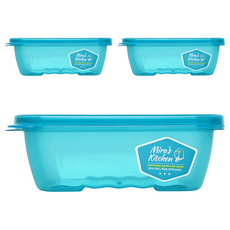 미라네주방 야채보관 밀폐 미라클통 550ml, 3개, 단품