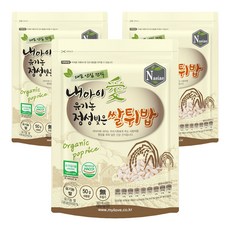 내아이애 유기농 정성빚은 쌀튀밥 과자, 쌀, 50g, 3개 쌀, 50g, 3개