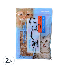 PETBEST 海洋帝國薄切低鹽柴魚片 2入組 貓咪零食 富含Omega-3 幫助毛髮亮麗, 2入