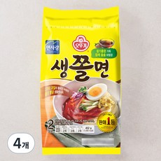 오뚜기 생쫄면 2인분, 452g, 4개