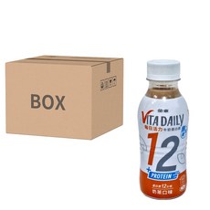 金車 VITA DAILY 每日活力 牛奶蛋白飲, 奶茶口味, 含蛋白質12g, 350毫升, 24入, 350ml, 48瓶