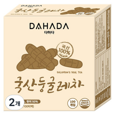 다하다 국산둥굴레차, 1.2g, 100개입, 2개