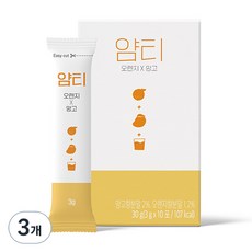 얌티 오렌지 망고 아이스티분말, 3g, 10개입, 3개