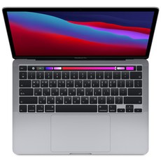 Apple 2020 맥북 프로 13, 스페이스 그레이, M1, 512GB, 16GB, MAC OS, Z11C000B0