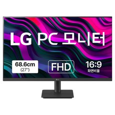 LG전자 FHD PC 모니터, 68.6cm, 27MS500